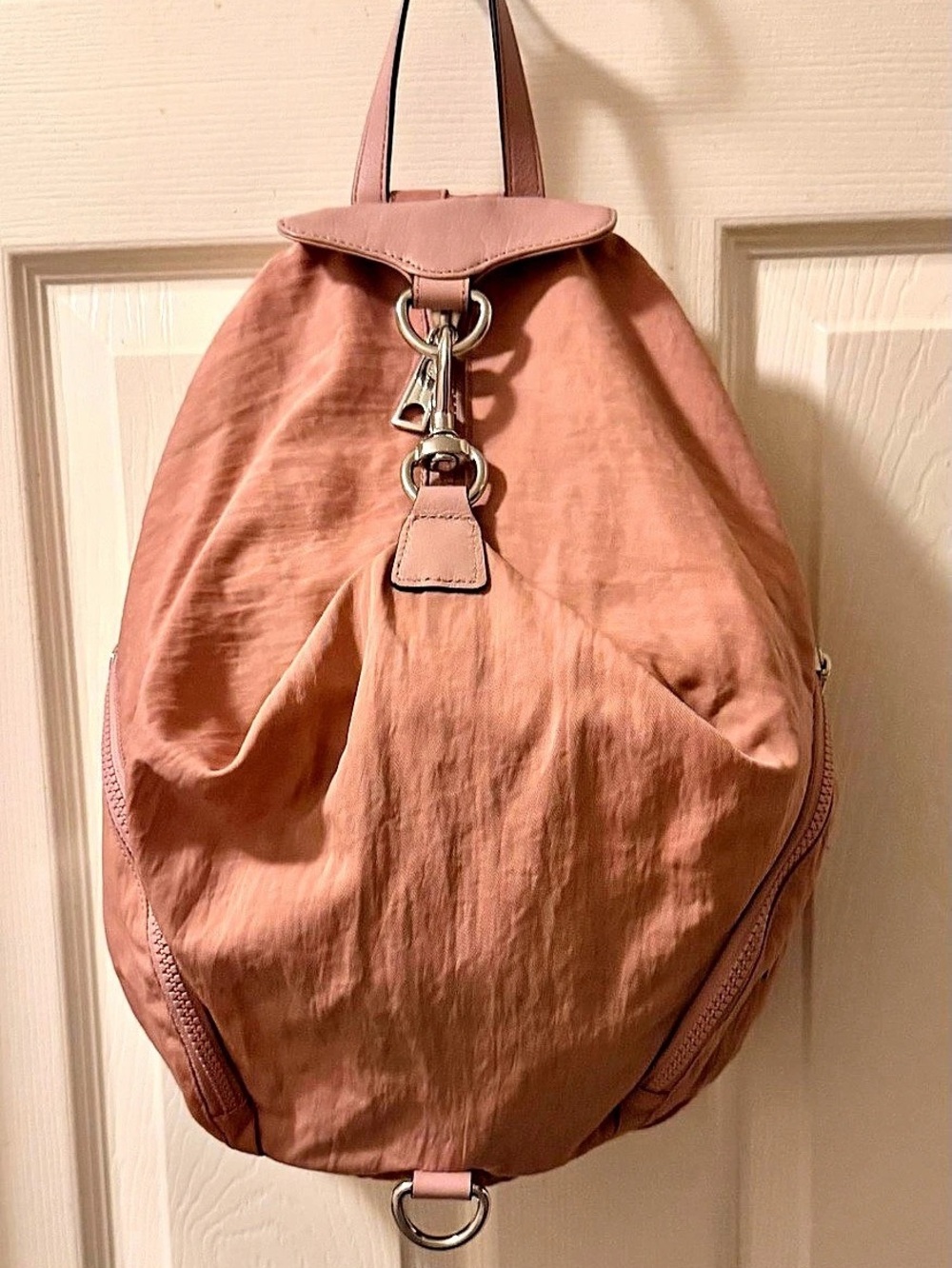 Rebecca Minkoff Julian Nylon Backpack Pink